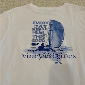 Vineyard Vines Everyday Should Feel This Good T-shirt. Size M.